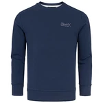 REPUBLIX Herren Basic College Sweatshirt Pullover Sweatjacke Hoodie R-0060 Navyblau (R-0060)