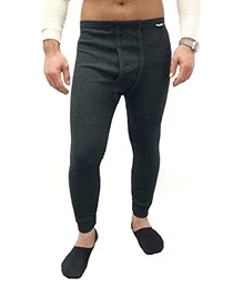 Winter Unterhose Thermohose angeraut gefüttert Anthrazit S