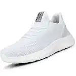 Feethit Turnschuhe Herren Laufschuhe Sportschuhe Sneaker Weiß