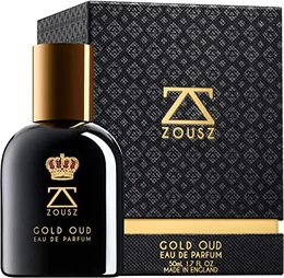 Gold Oud Eau de Parfum – Luxuriöses Oud Parfüm für Herren mit Gold Oud Holzöl – Premium Oud Duftspray mit Sandelholz, Zedernholz und Patchouli Düften 50mL