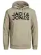 JACK & JONES Herren JJECORP Logo Sweat Hood, Crockery/Large Print/W Black, M