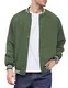 COOFANDY Herren Varsity Letterman Jacke Leichte Baseball Bomberjacken, armee-grün, M