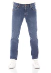 Wrangler Herren Jeans Regular Fit Greensboro Hose Basement Blue