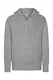 HANSEHELD Troyer Merino Grau GOTS 48   GOTS Zertifiziert   Bio   Pullover   Troyer-Kragen mit Reißverschluss   100% Schurwolle   Made in Germany   Strickpullover  Weich - kratzt Nicht