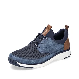 Herren Bequemschuhe 19550, Männer Schnürschuhe,lose Einlage,schnürer,bequem,Schnuerschuhe,Schnuerer,straßenschuhe,Shoes,blau (14),43 EU / 9 UK