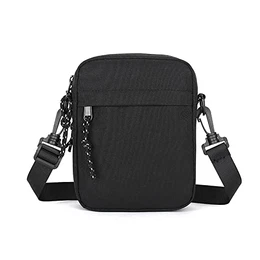 Herren Handy Schultertaschen, Klein Männer Taschen, Handytasche Seitentasche, Crossbody Bag , Wasserdichte Reißverschluss , für Tägliches, Leben, Reise (Schwarz)