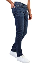HALAT'S Herren Jeans Slim Fit Schwarz