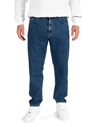 Thor - Jeans Hose Herren - Männer Jeanshosen Loose Fit - Reine Bauwollhosen, Blau (Insignia Blue 194028), W32/L32
