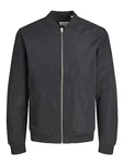 JACK & JONES Bomber Jacket Jacke Winterjacke Dunkelgrau/Grau/Schwarz
