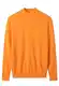 ZHILI Mock Neck Pullover Winter Herren Warm Merino Reine Wolle Gestrickt_Orange_XX-Large