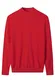 ZHILI Mock Neck Pullover Winter Herren Warm Merino Reine Wolle Gestrickt_Rot_Klein