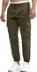 Indicode Herren Levy Cargohose aus Baumwolle mit 6 Taschen   Lange Regular Fit Cargo Hose Baumwollhose Freizeithose Wanderhose Trekkinghose Men Pants Outdoorhose für Männer