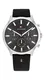 Tommy Hilfiger Multi Zifferblatt Quarz Uhr für Herren mit Schwarzes Lederarmband - 1710495
