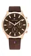 Tommy Hilfiger Multi Zifferblatt Quarz Uhr für Herren mit Dunkel-Braunes Lederarmband - 1710497