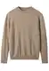 ZHILI Herren Pullover aus Kaschmir mit Rundhalsausschnitt einfarbig Strick_Kamel_Mittel