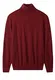 ZHILI Herren Rollkragen Pullover Herbst Rollkragen Warme Merinowolle Gestrickt_Dunkel Rot_X-Small