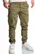 REPUBLIX Herren Jogger Cargo Chino Jeans Hose R2207 Olive W32