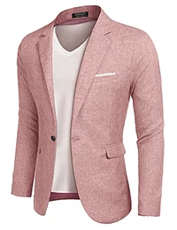 Herren Blazerjacken Modern Herbst Anzugjacke Sportlich Comfort Fit