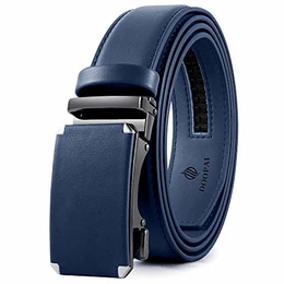 Automatik Gürtel Herren Blau, Ratsche Gürtel Herren Automatik, Automatik Gürtel für Männer 115cm