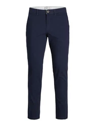 Jack & Jones Herren Jpstmarco Jjdave Lc Noos Pls Chino-Hose Navy Blazer