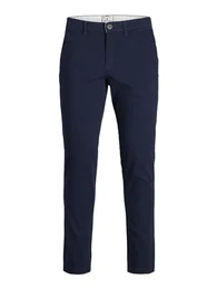 Herren Jpstmarco Jjdave Lc Noos Pls Chino-Hose, Navy Blazer, 42W / 32L EU