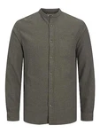 JACK & JONES Hemd JJEBand Dunkelgrün/Khaki
