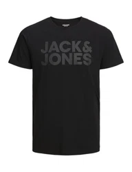 JACK & JONES Herren Jjecorp Logo Tee O-Neck Noos T-Shirt Schwarz