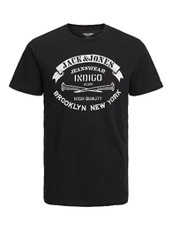 Herren Jjejeans Tee O-Neck Noos 23/24 T-Shirt, Schwarz, M EU