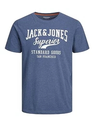 JJELOGO Tee SS O-Neck 1 COL Mel AW23 SN