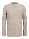 JACK & JONES Hemd JJEBand beigemeliert