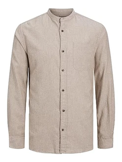 JACK & JONES Hemd JJEBand beigemeliert JACK & JONES Hemd JJEBand beigemeliert