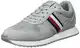 Tommy Hilfiger Herren Evo Mix Runner Sneaker, silberfarben antik-Optik, 45 EU