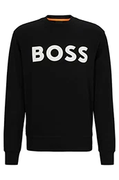 Herren Webasiccrew Sweatshirt, Black1, 4XL
