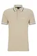 BOSS Herren Paddy Poloshirt aus Bio-Baumwolle mit Logo Beige XL