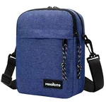MOCOCITO Umhängetasche Schultertasche für Herren Kuriertasche Messenger Bag für Tägliches Leben Reise Leinenblau