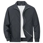MAGCOMSEN Herren Bomberjacke Blouson Pilot Jacke Dunkelgrau
