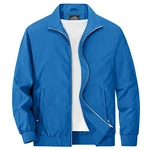 MAGCOMSEN Herren Bomberjacke Blouson Pilot Jacke Blau/Grün