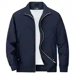 MAGCOMSEN Herren Bomberjacke Blouson Pilot Jacke Dunkelblau