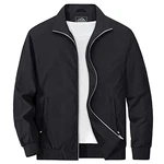 MAGCOMSEN Herren Bomberjacke Blouson Pilot Jacke Schwarz