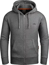 Hoodie Herren Sweatshirt mit Reißverschluss GEC605 Anthrazit L