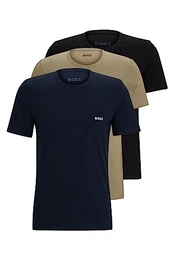 Herren R-Neck T-Shirt Classic, 3er Pack, Sortiert 971, L