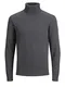 JACK & JONES Herren JJEEMIL Knit ROLL Neck, Asphalt, XL