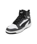 PUMA Unisex Rebound V6 Sneaker Weiß/Schwarz-Schatten Grau