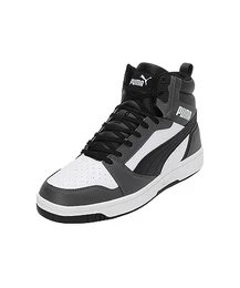 Unisex Rebound V6 Sneaker, White Black-Shadow Gray, 43 EU
