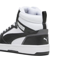PUMA Unisex Rebound V6 Sneaker Weiß/Schwarz/Grau