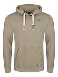 riverso Herren Kapuzenpullover RIVLinus Hoodie Sweatshirt Beige