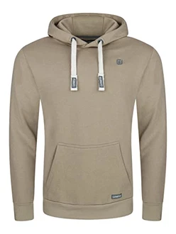 riverso Herren Kapuzenpullover RIVLinus Hoodie Sweatshirt Beige