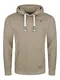 riverso Herren Kapuzenpullover RIVLinus Hoodie Sweatshirt Pullover Kapuze Kängurutaschen Regular Fit Einfarbig Baumwolle Beige, Größe:M, Farbe:Cobblestone Beige