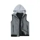 YOUTHUP Herren Steppweste mit Kapuze Leicht Winterweste Outdoor Dicke Freizeit Gilet Ärmellos Jacke Sport Weste, Grau-2166, M