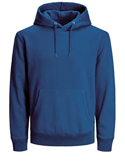 JACK & JONES Herren JJESOFT Sweat Hood Bright Cobalt/REG